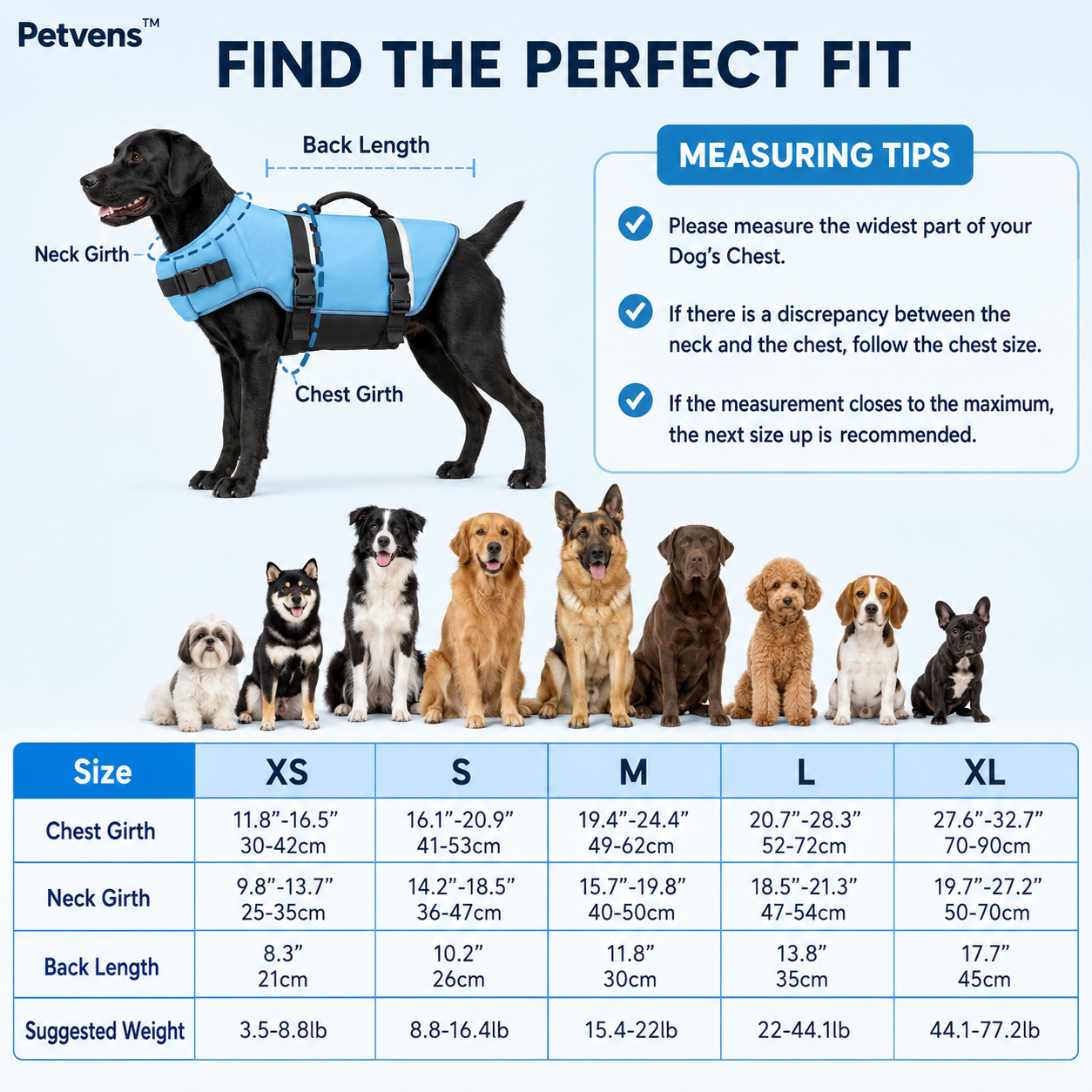 Petvens™ Dogs Life Jacket