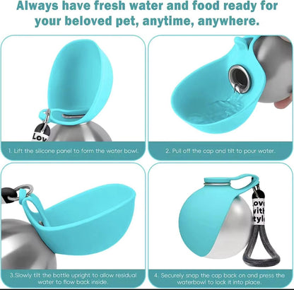 Petvens™ 2-in-1 Portable Pet Travel Bottle