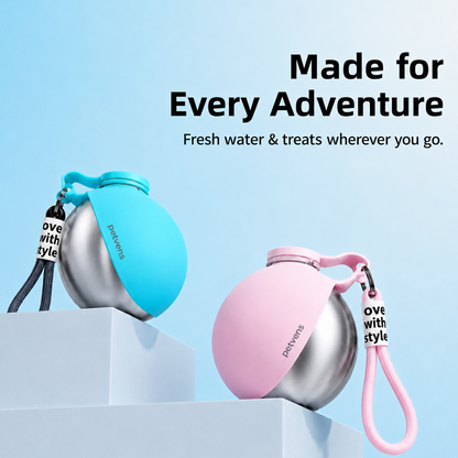 Petvens™ 2-in-1 Tragbare Reiseflasche für Haustiere
